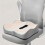 Almofada ortopédica de espuma viscoelástica para o cóccix (1 unidade) 6