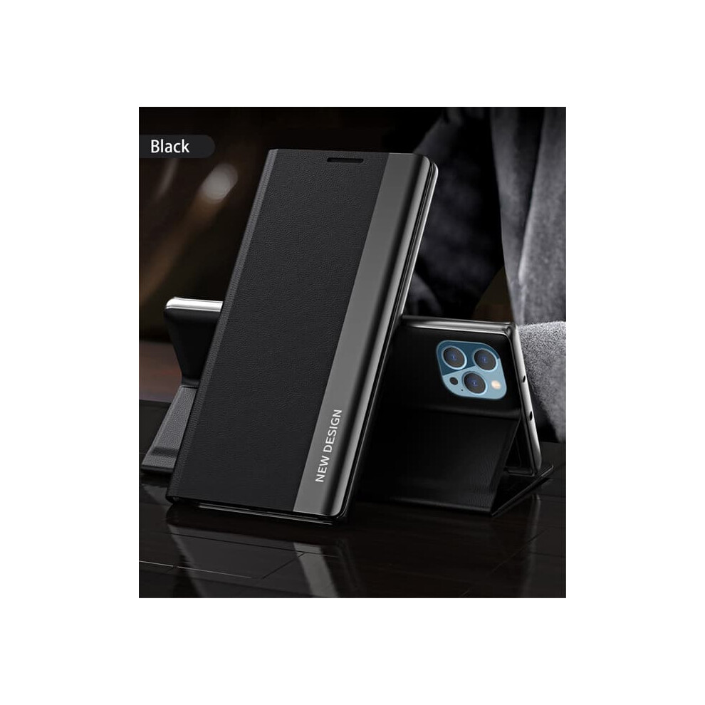 Magnetic Flip Case For Iphone 14 Black 962029732150