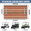 Golf Cart Bench Seat Protector Microfiber 51x31 Inch 3