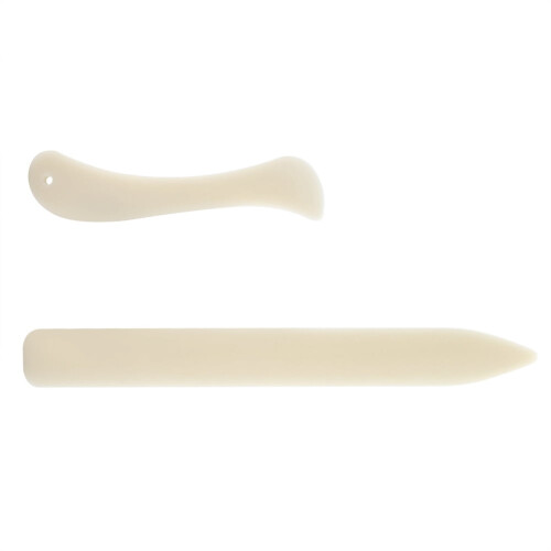 White Bone Folder Paper Creaser Tool Set 2 Pieces 1