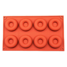 Donut Mold Silicone Non-Stick 6-Cavity Square Baking Mold