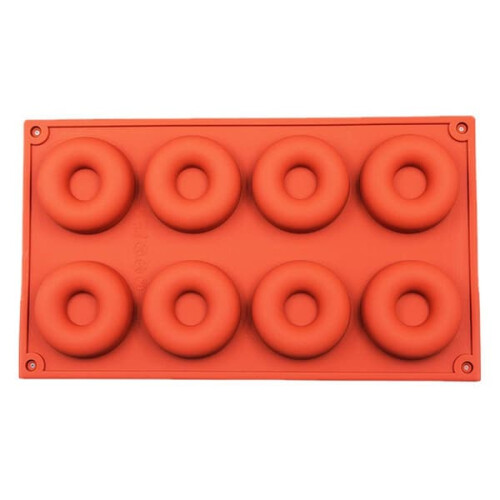 Donut Mold Silicone Non-Stick 6-Cavity Square Baking Mold