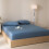 Ensemble de draps pour lit Queen, doux et uni, 4 pièces 7