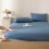 Ensemble de draps pour lit Queen, doux et uni, 4 pièces 8