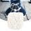 Coarse wool yarn terylene blend light weight 100g milk white 5