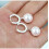 Pearl Sterling Silver Earrings 925 Silver 1 Pair 2