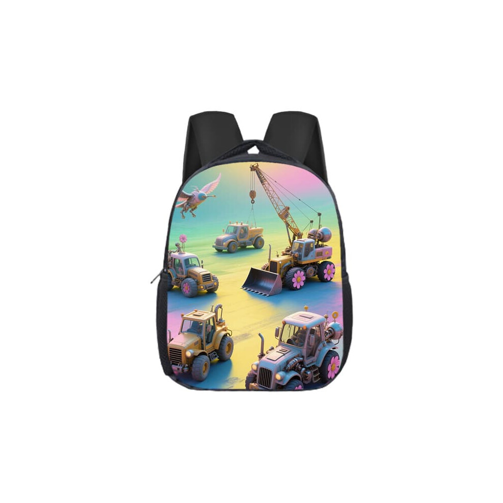 Excavator School Bag for Kids Preschool Backpack E012