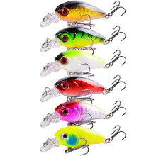 Colorful wobblers set 6 pcs 4.5 cm 3.8 g