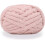 Chenille yarn for hand crocheting blankets light pink jumbo 1