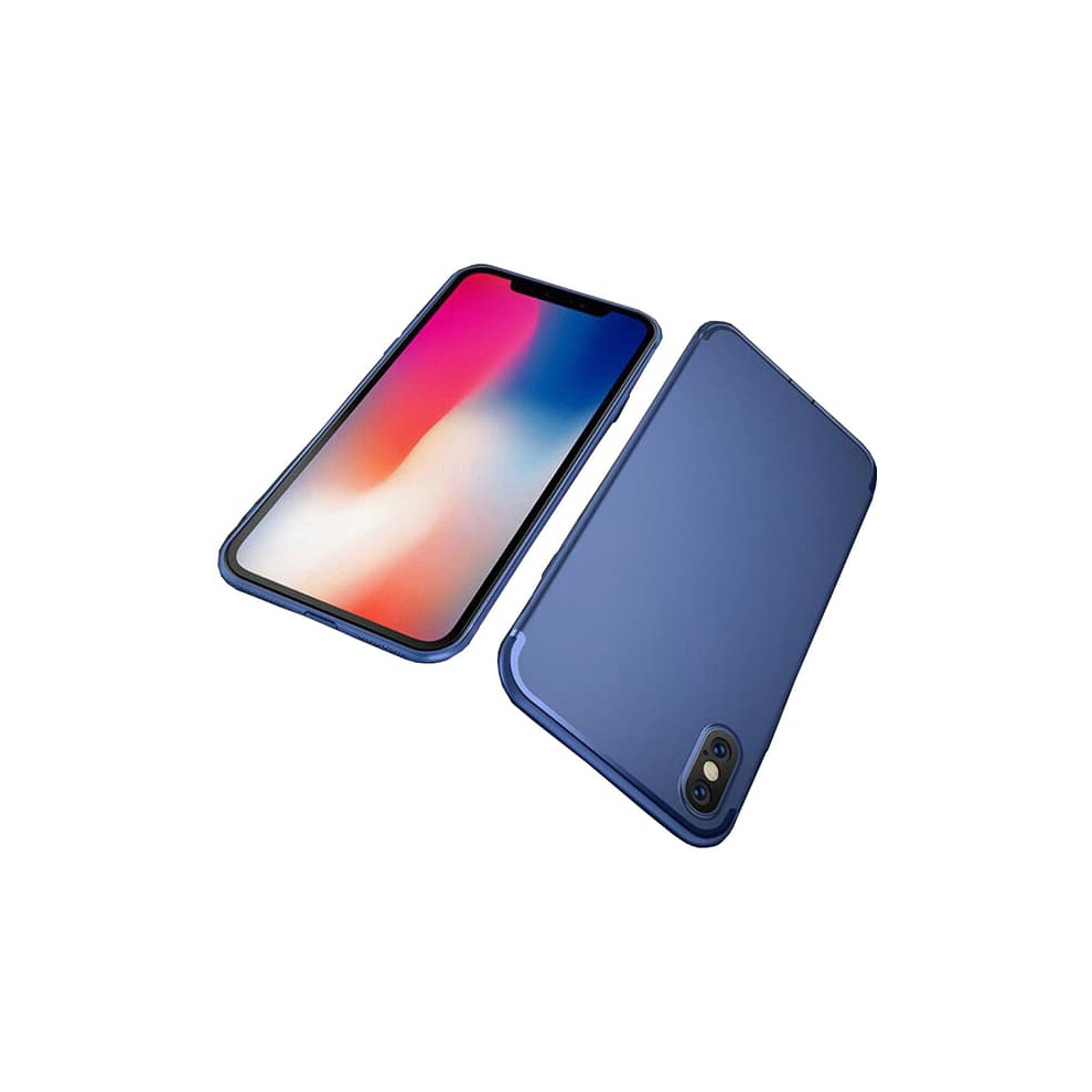 Iphone Xs Max Protective Case Matte Navy Blue 962029720065