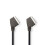 SCART cable nickel plated 1.5 m black PVC 1