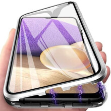 Magnetic Double Case for Samsung Galaxy S23 Silver