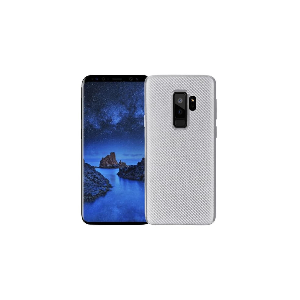 Samsung Galaxy S9+ Case Soft Silver 962029723646