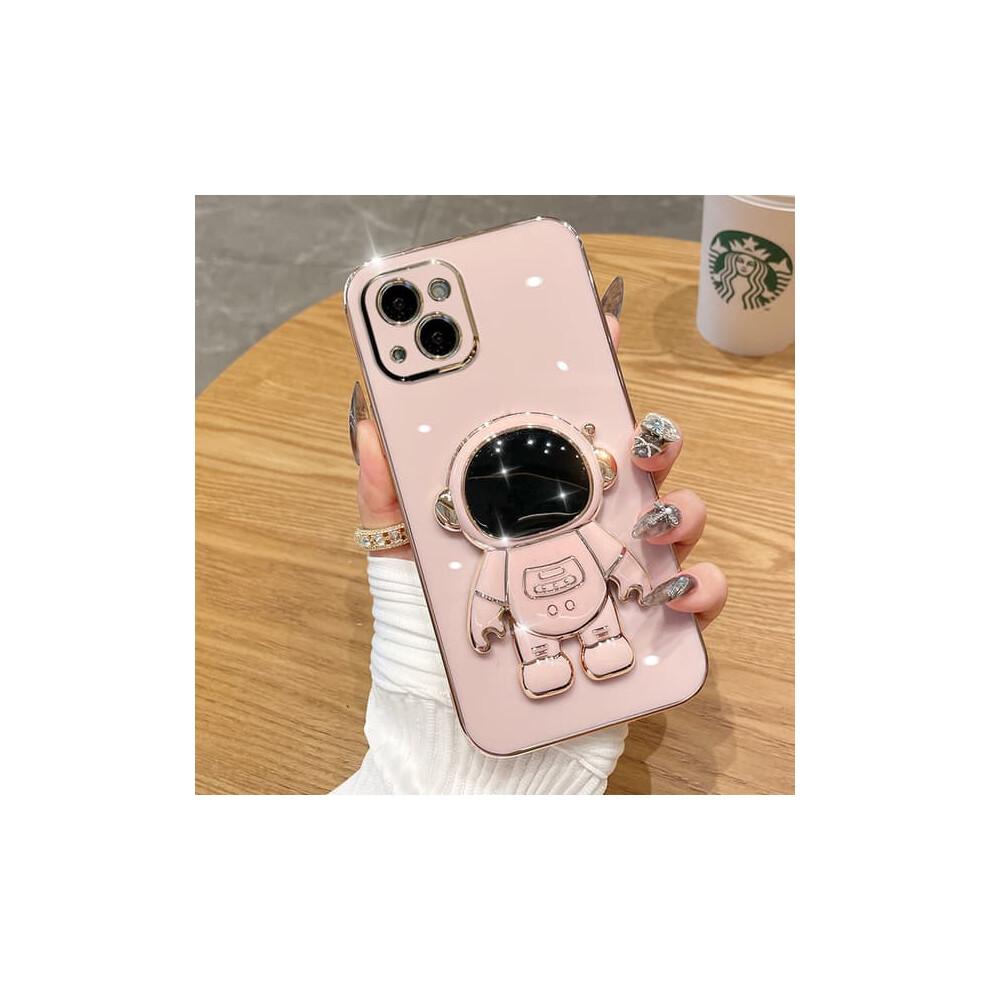 Astronaut Hidden Stand Case For Iphone 11 6D Pink 962029723523
