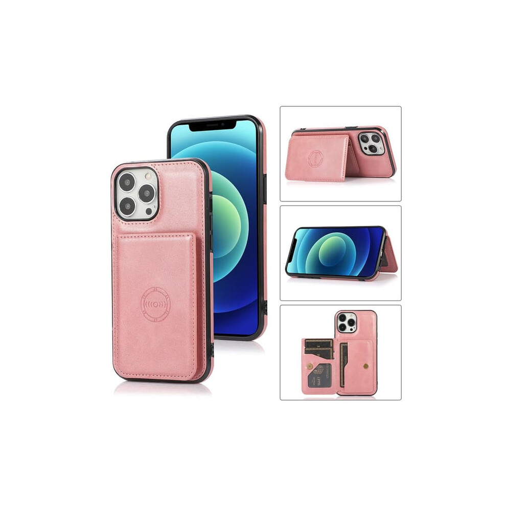 Iphone 14 Pro Max Case With Card Holder Rose Gold 962029723714