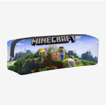 Minecraft pencil case with zipper large capacity 1 piece