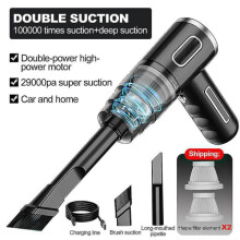 Handheld Wet/Dry Vacuum Cleaner 29000Pa Black