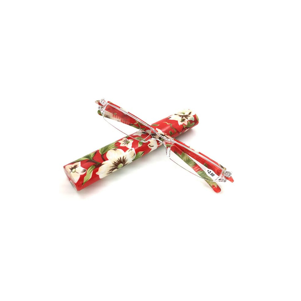 Reading Glasses Elegant Summery +2 Red 962029741312