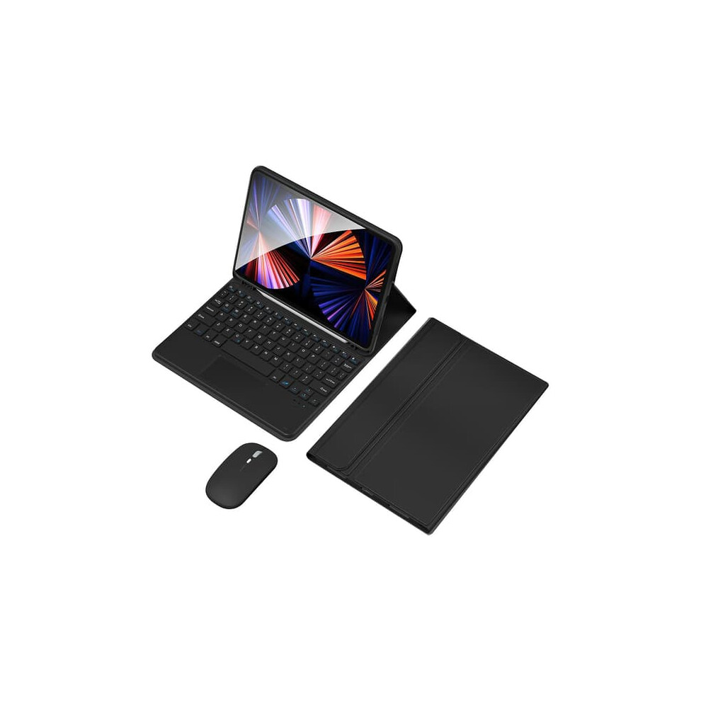 Wireless Keyboard Case With Mouse For Ipad 10.9 (2022) Black 962029734352