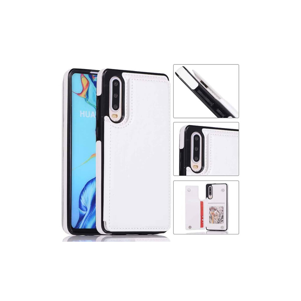 Huawei P30 Protective Case With Card Holder White 962029727316