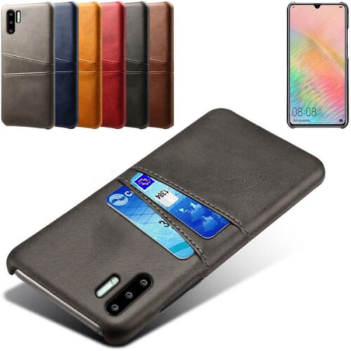 Huawei P30 Pro case with card holder red