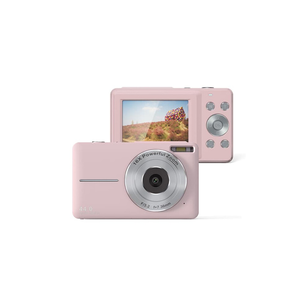 Inf Digital Camera 44Mp 1080P 16X Zoom With Fill Light/Pink 962029735618
