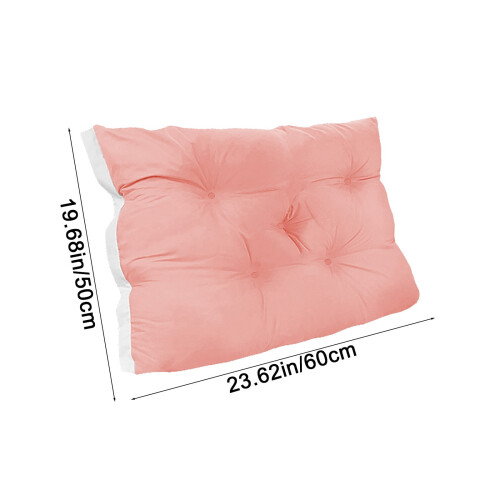 Bed Back Cushion with Removable Cover 23.6x19.7 Inch 2