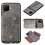 Samsung Galaxy A22 4G case with card holder grey 1
