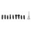 Knock Down Tool Set Rubber Head Tap Down Pen Auto Body Dent 4