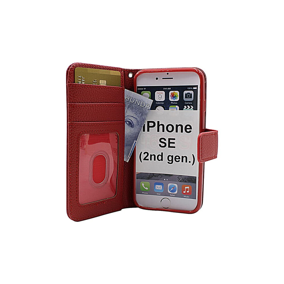 Iphone Se (2Nd Gen) Stand Case Wallet G765 Red 962029742647