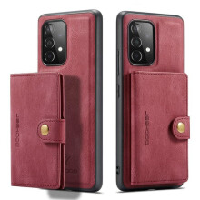 Samsung Galaxy A52 red case with card slot