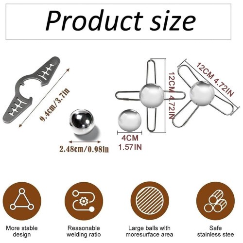 Refroidisseur à café en acier inoxydable avec support (1 pièce) 2
