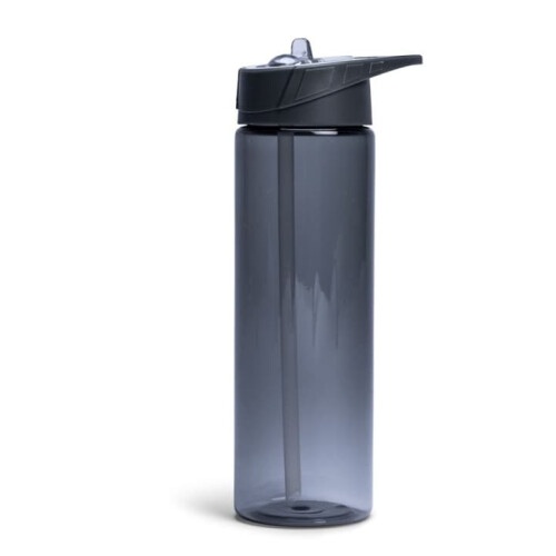 Lord Nelson water bottle with straw black