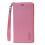 Compatível com iPhone 12 - Capa carteira HANMAN elegante e prática, rosa claro. 1