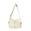 Canvas Messenger Bag Beige with Multiple Compartments 1