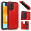 Samsung Galaxy A72 case with card holder red 1