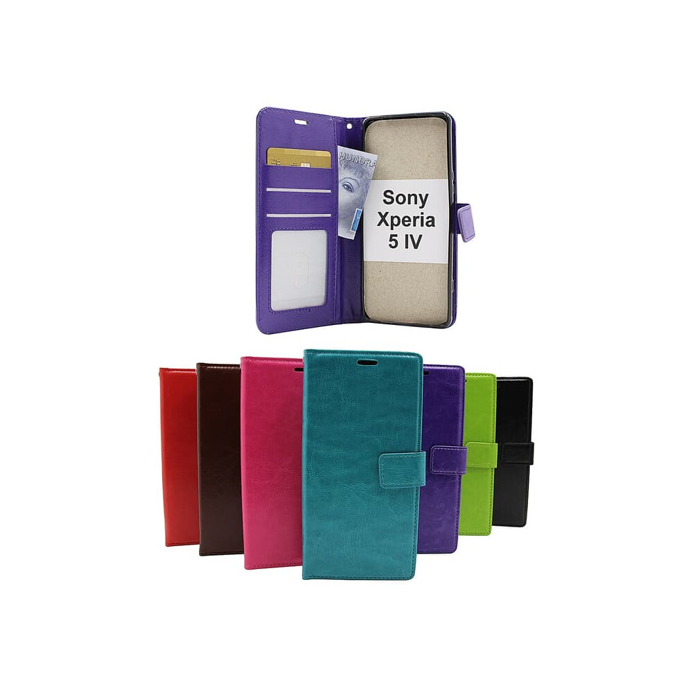 Crazy Horse Wallet For Sony Xperia 5 Iv 5G Black 962029734857