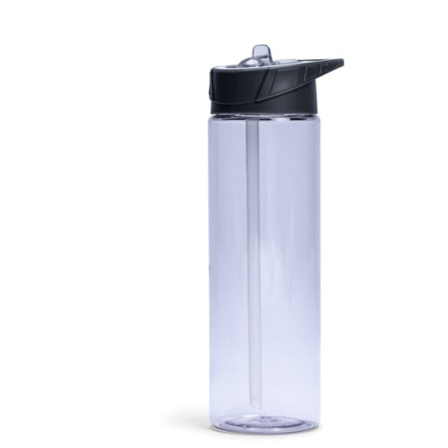 Lord Nelson water bottle with straw transparent