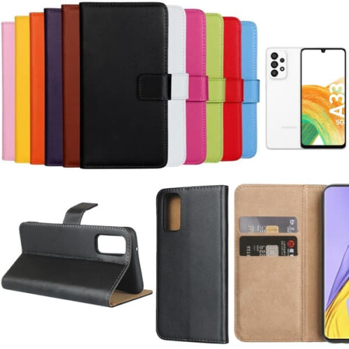 Samsung Galaxy A33 5G wallet case yellow