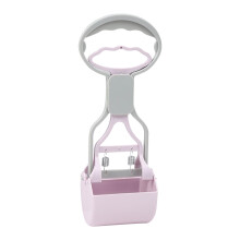 Ramasse-crottes pour animaux en plastique Ă long manche violet