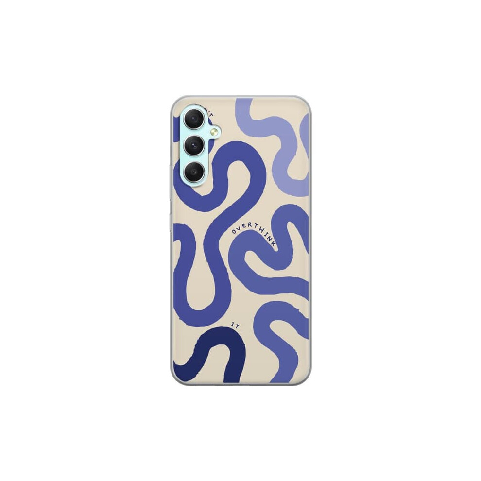 Samsung Galaxy A34 Transparent Case Calm Waves 962029736172