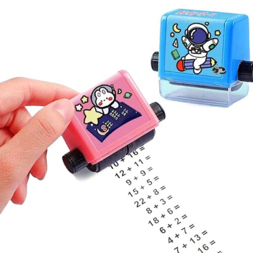 Mathematics Stamp Pink Subtraction 1 Piece