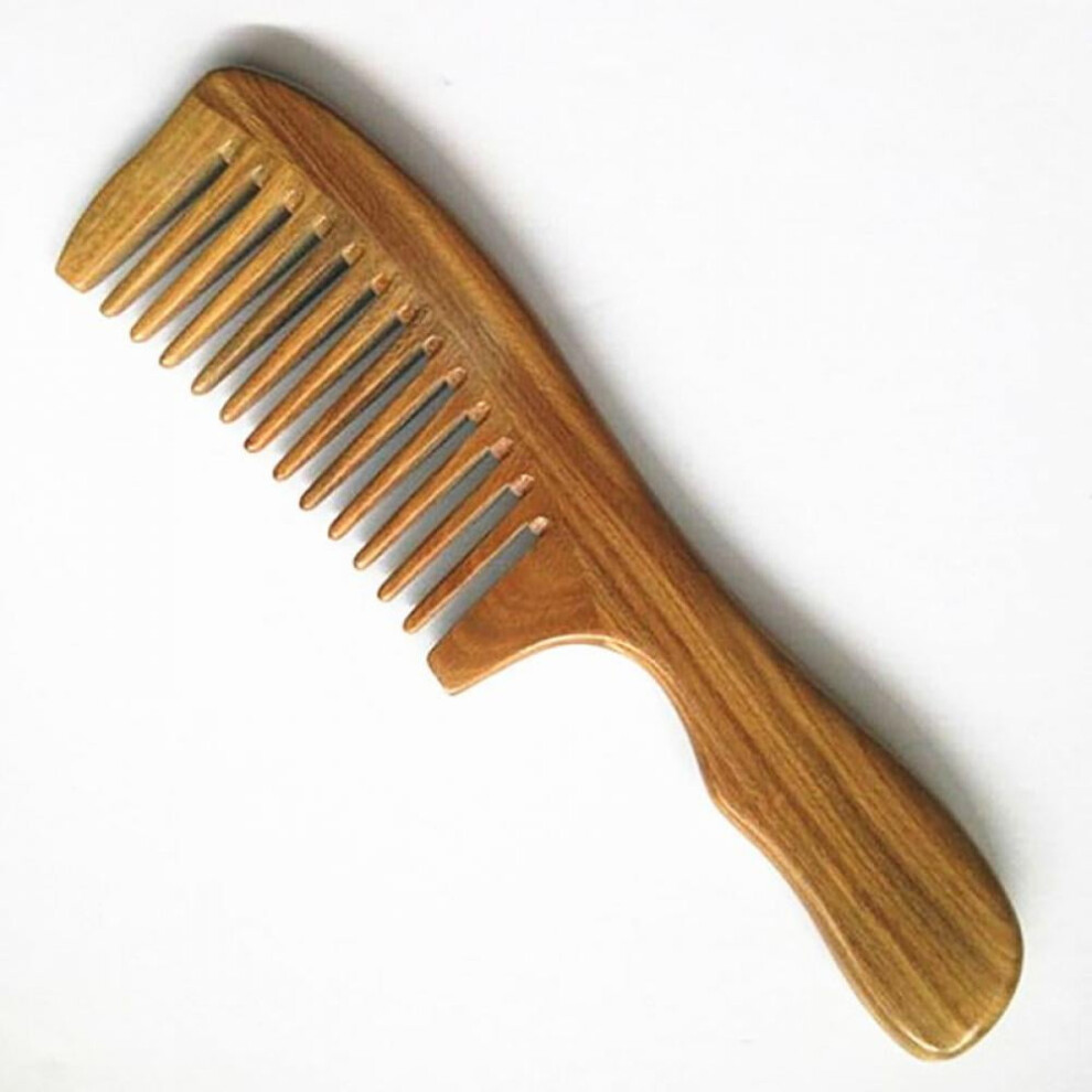 Wooden Bamboo Hair Comb Wide Tooth Eco Friendly