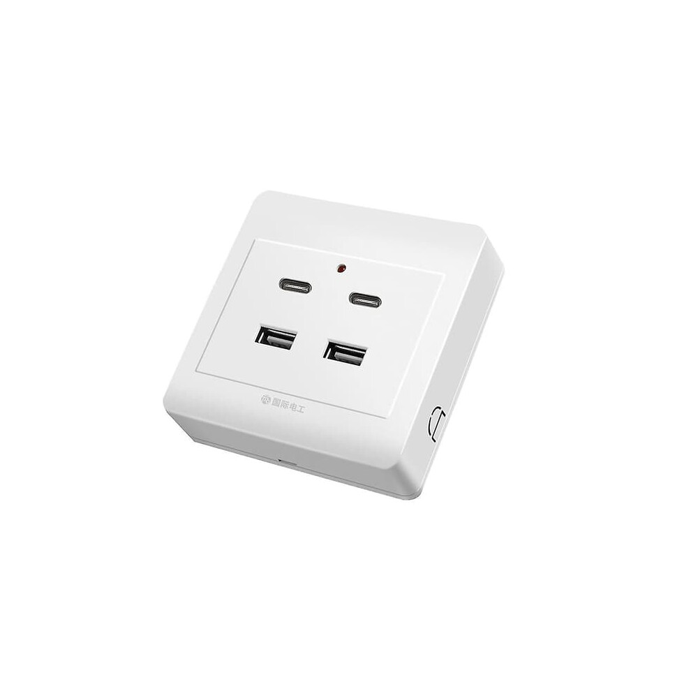 Usb Type-C Wall Charger Socket With Usb Ports 962029728993