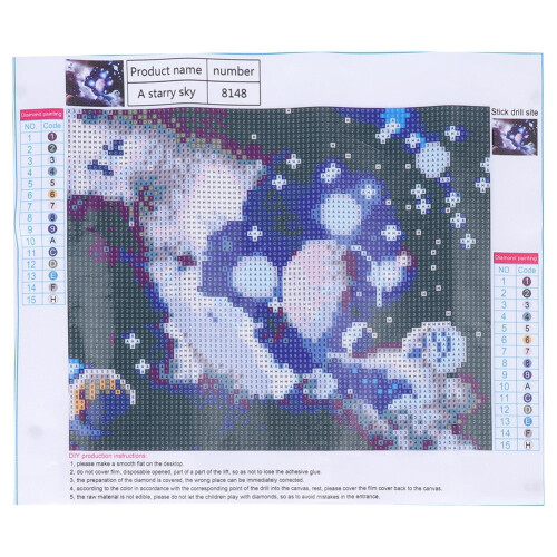 DIY5D Ζωγραφική με Διαμάντια, Biuzi30x25cm DIY5D Ζωγραφική με Διαμάντια, Διακόσμηση Τοίχου, 1