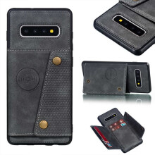 Samsung Galaxy S10 Plus case with card slot grey