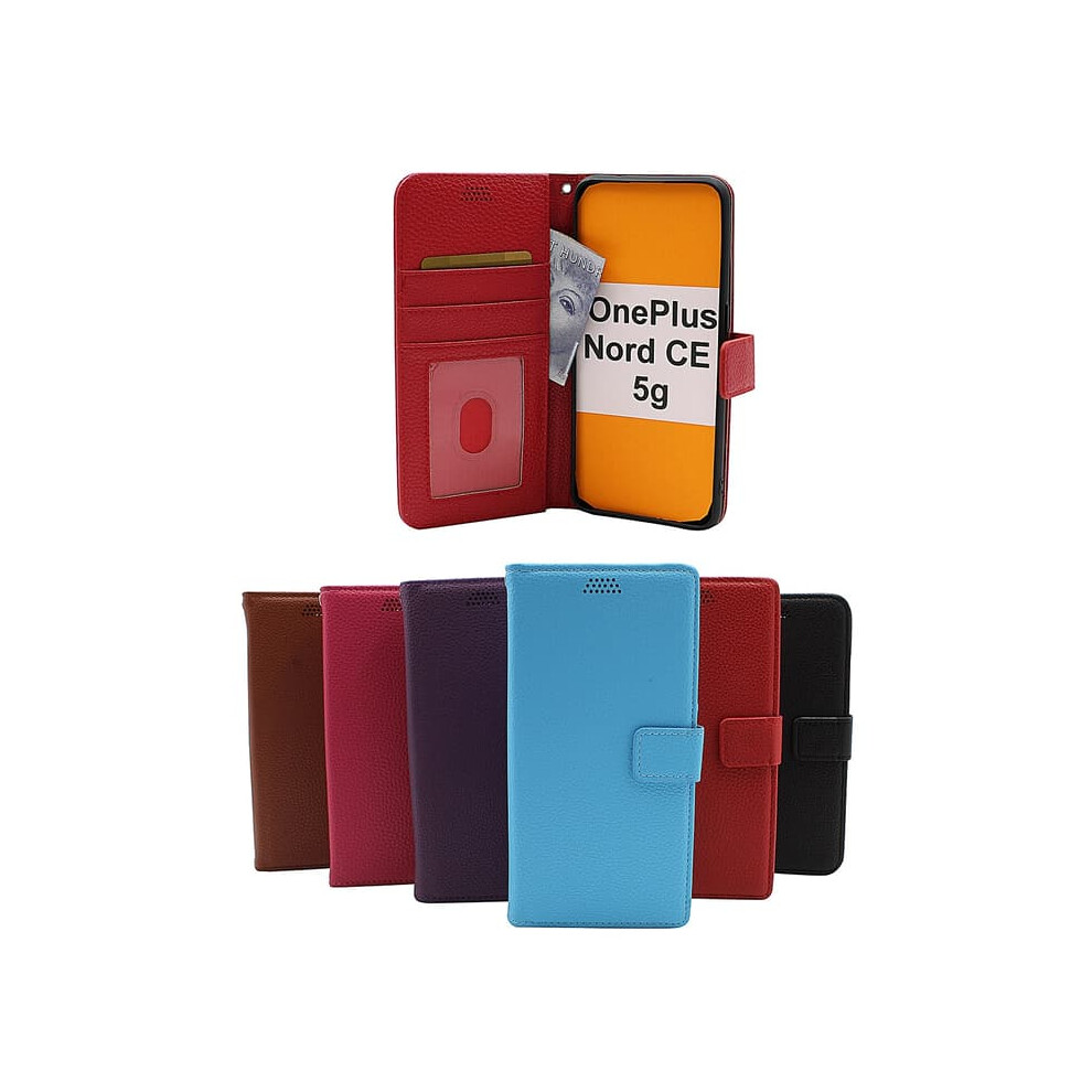 Stand Case Wallet For Oneplus Nord Ce 5G Hot Pink 962029728597