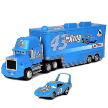 Lightning McQueen King Chick Hicks Mack Truck diecast toy