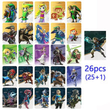 Zelda Amiibo set with NFC chips and mini cards 38 pcs