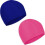 Elastic Swim Cap Lightweight Non-Slip Fabric 2 pcs 1